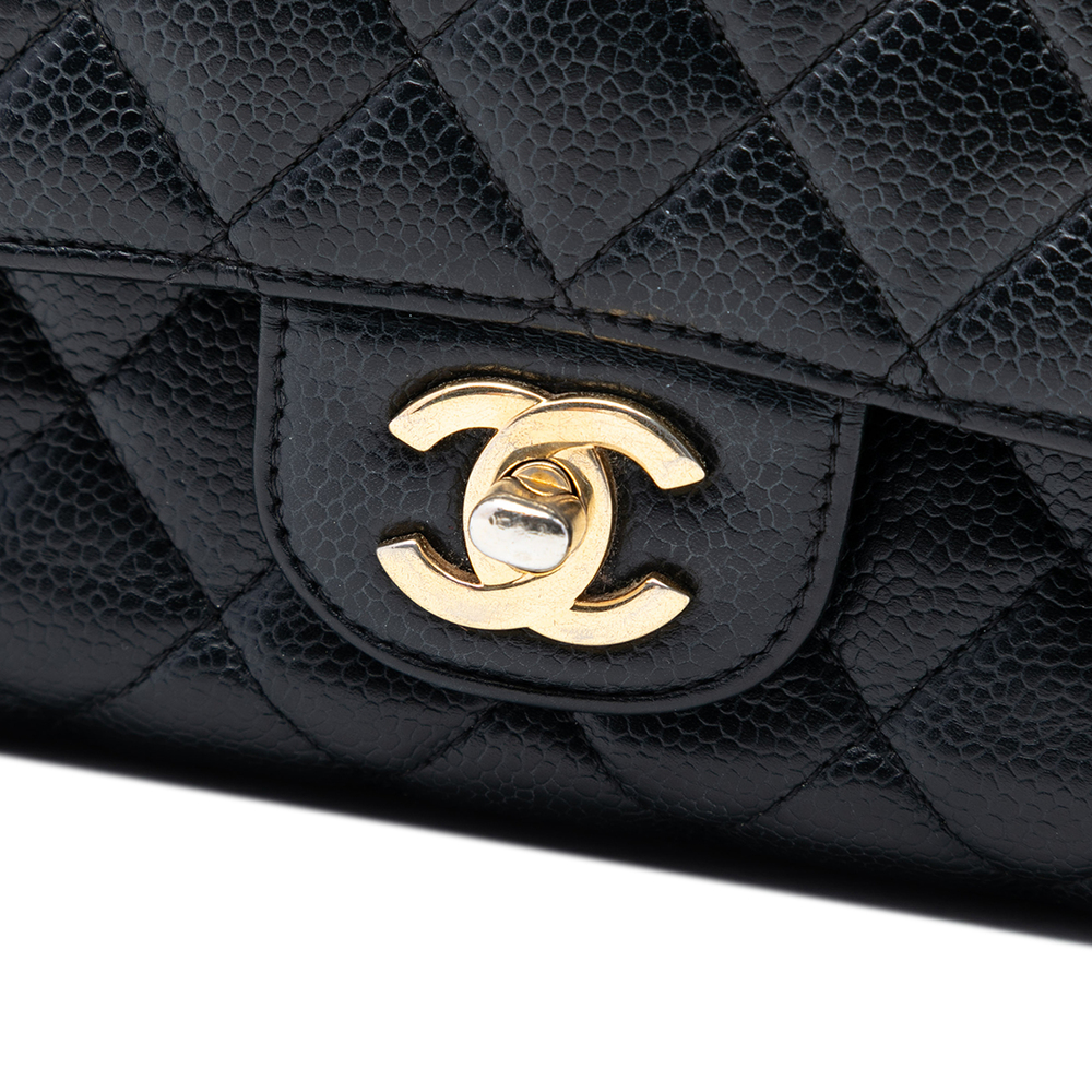 Pre-Loved Chanel Medium Classic Caviar Double Flap - Picture 5 of 7